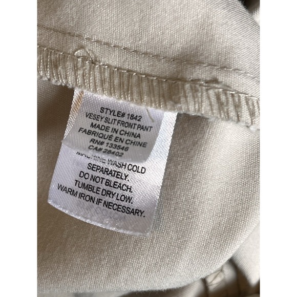 Crosby. Vesey Slot Front Pants Khaki Size 8 Trousers Business Casual - Picture 8 of 10